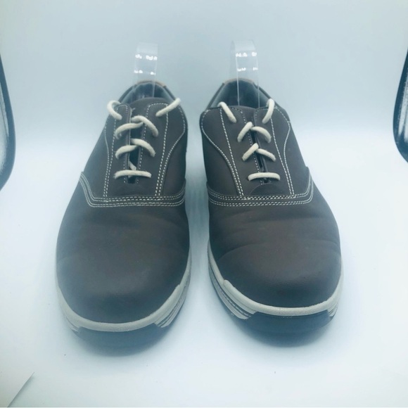 FootJoy 54263 Mens brown Contour Leather Spikeless Golf Shoes Size 11.5M - Picture 3 of 11